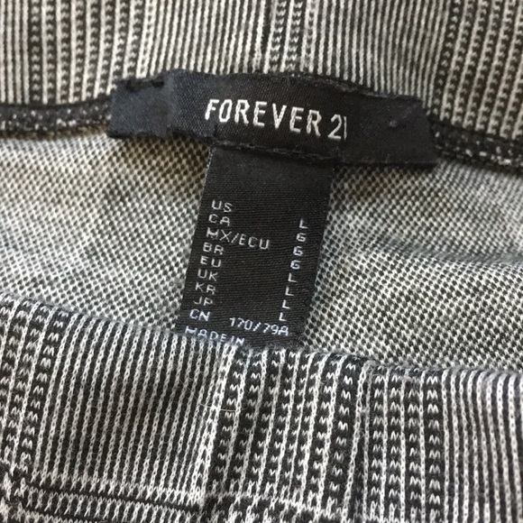 Forever 21 Plaid Houndstooth Leggings - L - Picture 4 of 5